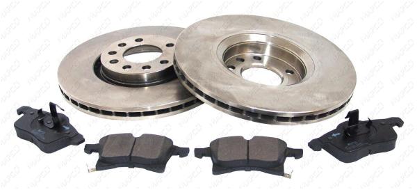 Bremsensatz, Bremsscheiben mit Bremsbelägen Vorderachse (47690), Opel & Vauxhall